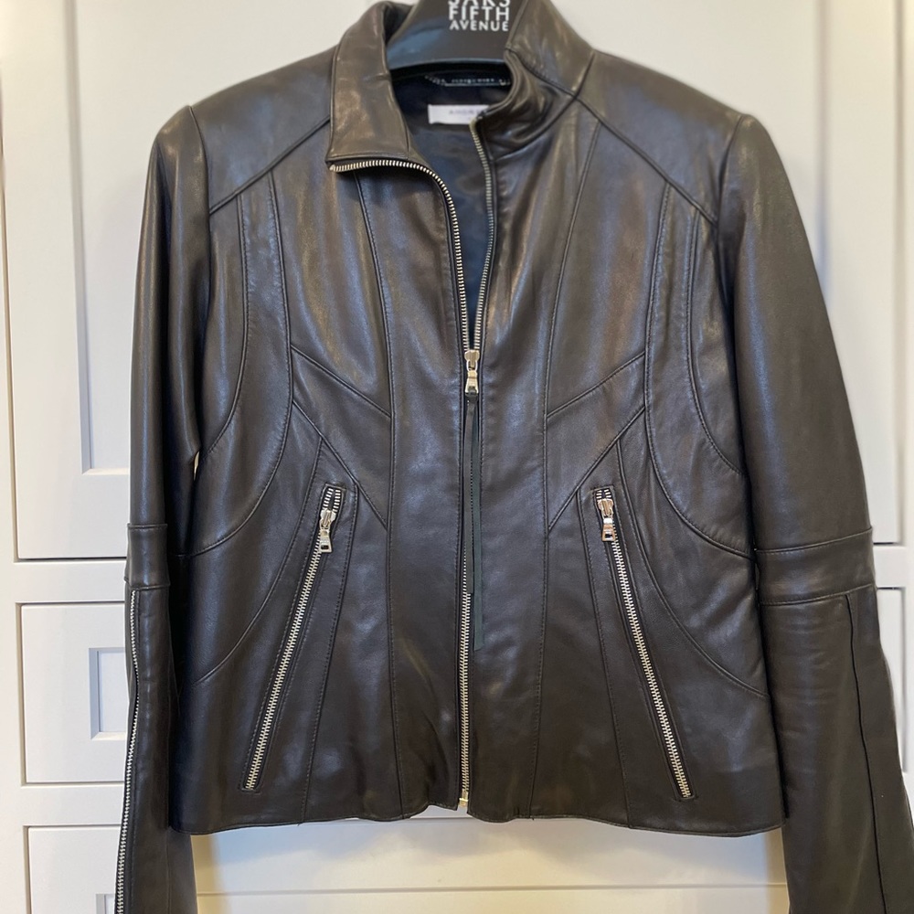 ANDREW MARC leather jacket Medium